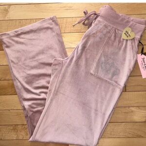💕Juicy Couture Pink Coco Kiss Velour Sweatpants Pajama Bottoms 💕